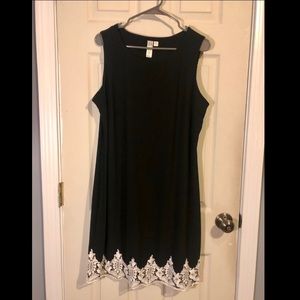 Emma & Michele LBD with lace trim XL